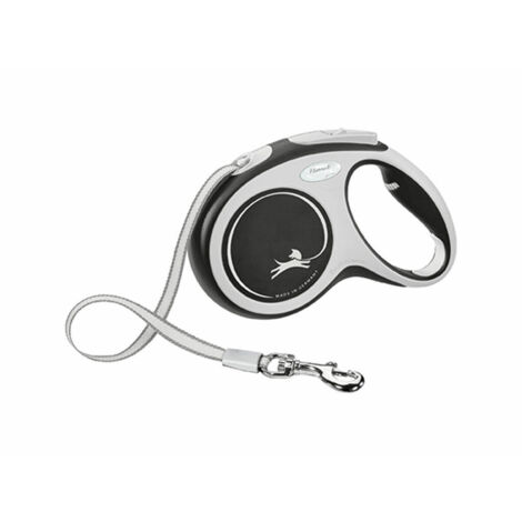 Flexi - New Comfort S 5M Leash Tape Black Max 15Kg - (600.7807)