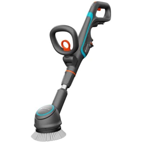 GARDENA Cepillo Multi limpiador AquaBrush Compact a batería 02/18V POWER FOR ALL, para diversas tareas de limpieza en el hogar y jardín, batería y cargador no incluidos (14840-55)