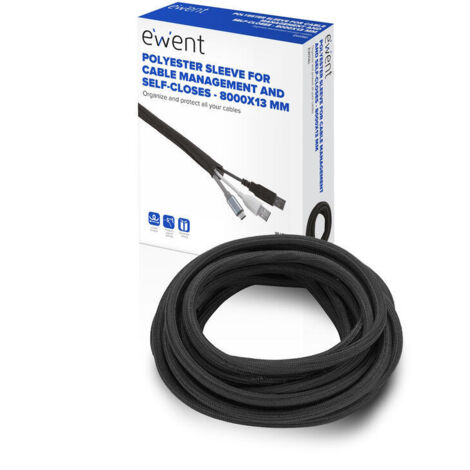 Ewent EW1561 organizador de cables Universal Pasacables Negro 1 pieza(s) (1/2)
