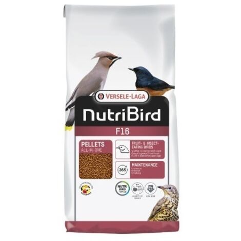 NutriBird F16 Alimento para Pájaros Insectívoros y Frugívoros,