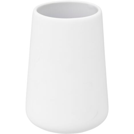 Vaso de cerámica "Colorama" algodón blanco