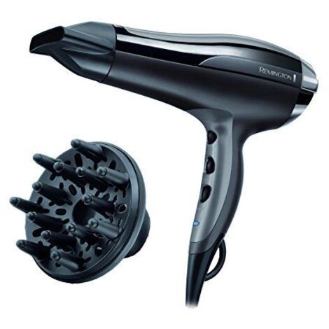 Secador de pelo Remington D5220 Turbo 2400W Ionización 90km Difusor de pelo (1/4)