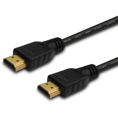 Savio CL-121 cable HDMI 1,8 m HDMI tipo A (Estándar) Negro (1/4)