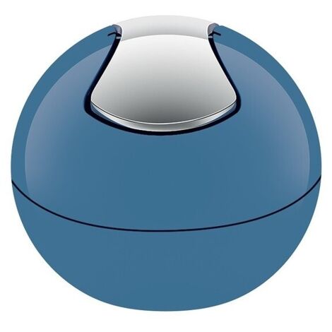 Papelera con tapa basculante PP BOWL 1L Azul Denim Spirella