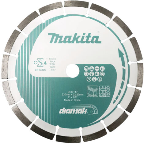 D-80117 Disco de diamante Diamak 230 x 22,23 mm