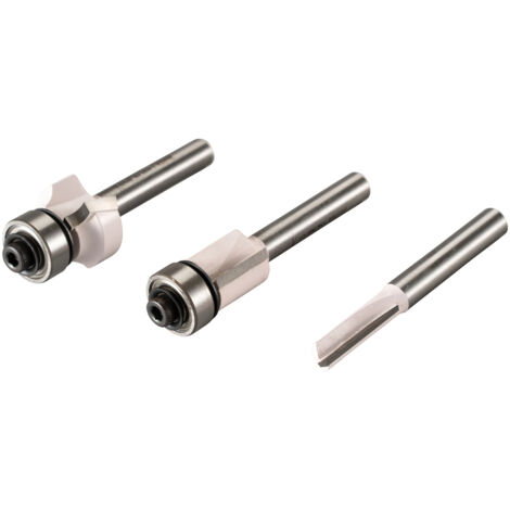 Juego de brocas fresadoras Makita de 3 piezas, de 6 mm, D-53338