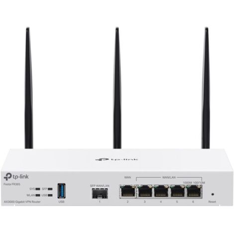 Rúter Ethernet WAN Dual-band (2.4GHz + 5GHz or 2.4GHz + 6GHz) Tp-