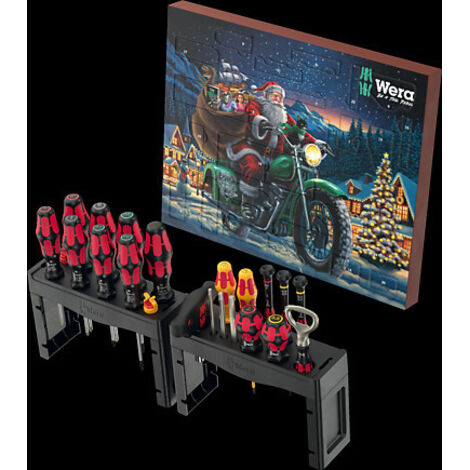 Calendario de adviento 2025 WERA 05136610001 (28 piezas)
