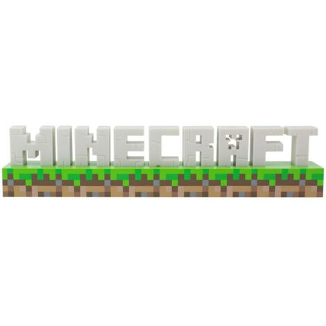Lampara paladone minecraft logo (1/3)
