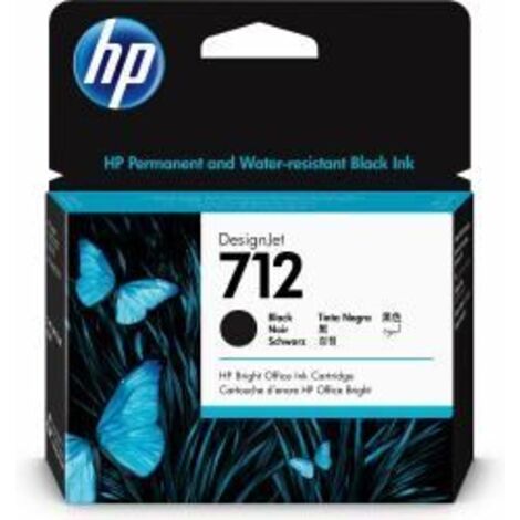 HP DesignJet T200/T600, Cartucho Negro 712 alta (1/3)