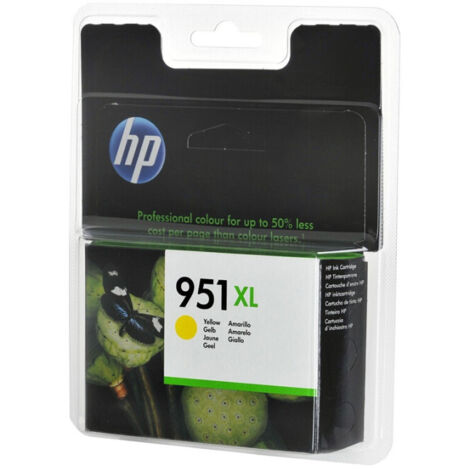 Cartucho de Tinta Original HP nº951 XL Alta Capacidad/ Amarillo (1/5)
