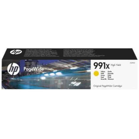 HP PageWide Pro 750/772/777 Cartucho 991X de alta capacidad amarillo (1/2)