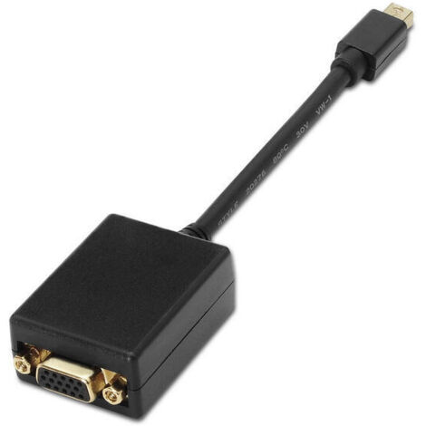 Adaptador Aisens A125-0135/ Mini Displayport Macho - VGA Hembra (1/2)