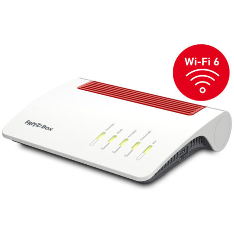 FRITZBox 7590 AX router inalámbrico Gigabit Ethernet Doble banda (2,4 GHz / 5 GHz) Blanco (1/4)
