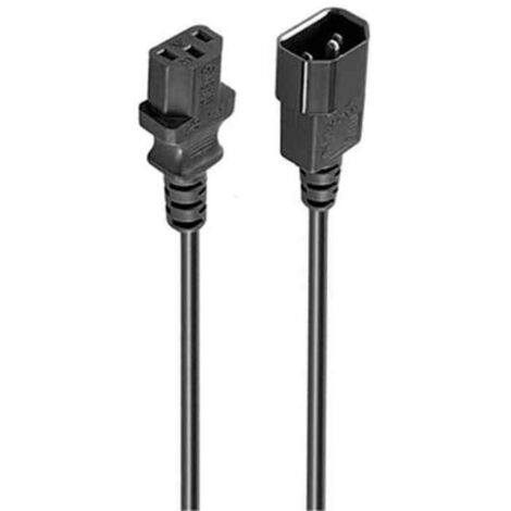 Cable de Alimentación Ewent VDE C14-C13 (1,8 m) (1/2)