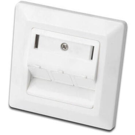 CAJA DE CONEXIONES DIGITUS PARA MÓDULO KEYSTONE - 3 PUERTOS - SALIDA EN ÁNGULO DE 45 ° - CON TAPA PROTECTORA CONTRA EL POLVO - B (1/3)