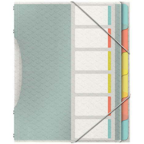 Esselte clasificador colour?ice 6 separadores 266x320x20 mm polipropileno colores surtidos (1/3)