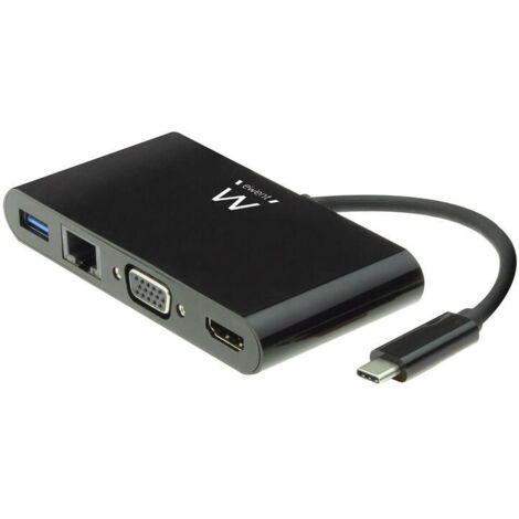 Ewent DOCKING STATION 4K USB-C a HDMI/VGA/HUB/USB (1/4)
