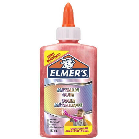 Pegamento para manualidades elmers rosa metalizado 147ml (1/2)