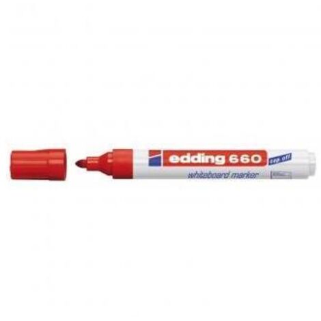 Marcador Pizarra Blanca 660 15-3mm Rojo Edding 6