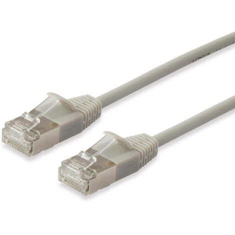LATIGUILLO SLIM APANTALLADO S/FTP CATEGORIA 6A LIBRE DE HALOGENOS 10G 5M EQUIP 606117 (1/3)