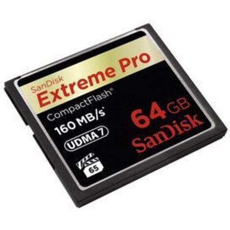 64GB Extreme Pro CF 160MB/s memoria flash CompactFlash