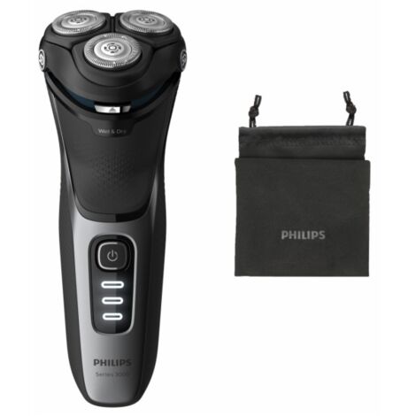 AFEITADORA PHILIPS S3231/52 3 CABEZALES USO EN HUMEDO Y SECO INALAMBRICA RECARGABLE (1/3)