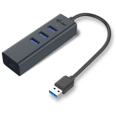 Metal USB 3.0 HUB 3 Port + Gigabit Ethernet Adapter (1/5)