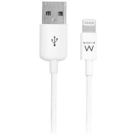 EW9902 cable de conector Lightning 2 m Blanco (1/2)