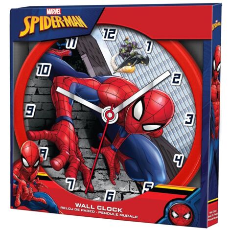 Reloj Pared Spideman Marvel (1/2)