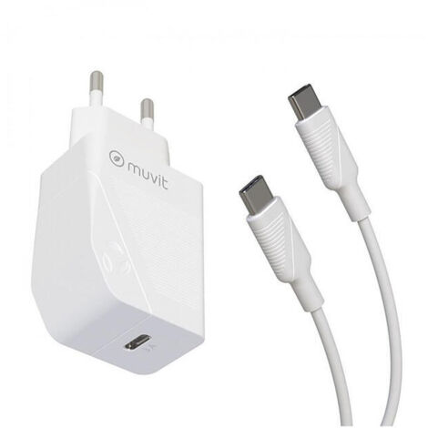 Cargador de Pared Muvit MCPAK0044 20 W Blanco (1/4)