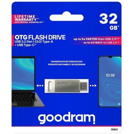Memoria USB GoodRam ODA3-0320S0R11 Plateado 32 GB (1/5)