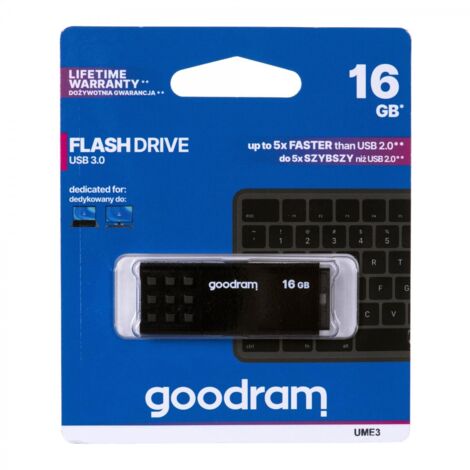 Memoria USB GoodRam UME3 Negro 16 GB (1/5)