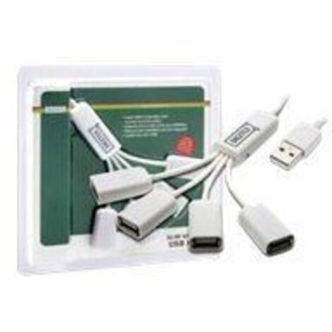 DIGITUS Slim Spider USB-Hub 4-Ports, 4 x USB A/F    DA-70216 (1/5)
