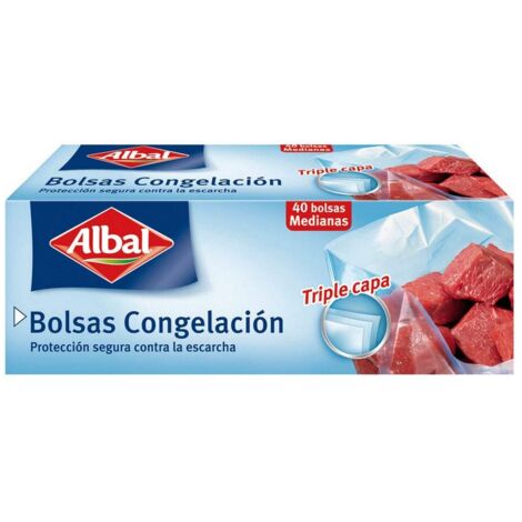 BOLSAS CONGEL MED 25X32CM. 40 BSAS
