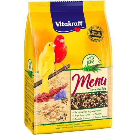 Premium Menu Alimento para Canarios Vitakraft - 1kg