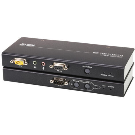 ATEN CE750A extensor KVM Transmisor y receptor (1/4)
