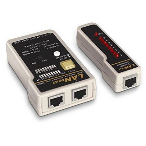 Nanocable Testeador cable RJ11/RJ12/RJ45, coaxial (1/5)