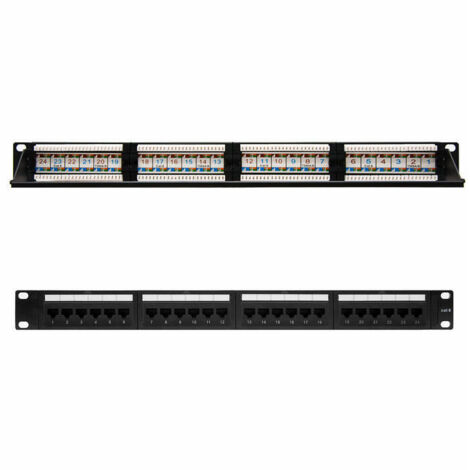 Patch Panel Nanocable 10.21.3124/ 24 Puertos/ Cat.6/ Altura 1U (1/4)