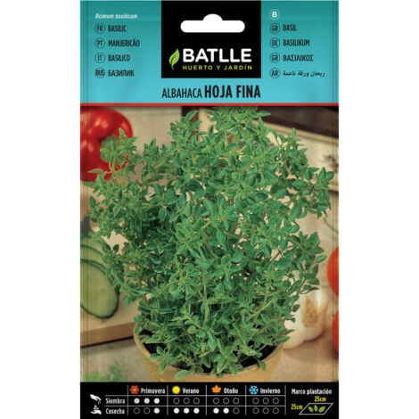 Semillas de Albahaca hoja fina  Batlle