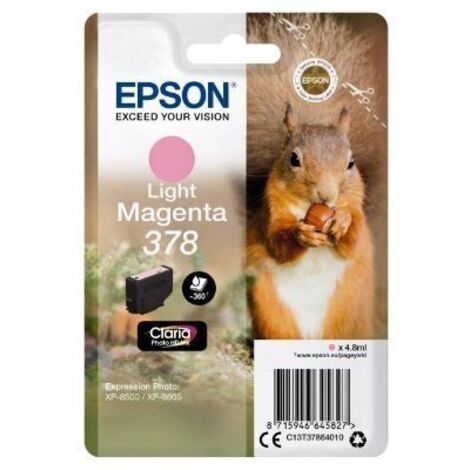 EPSON Singlepack Light Magenta 378 Claria Photo HD Ink (1/5)