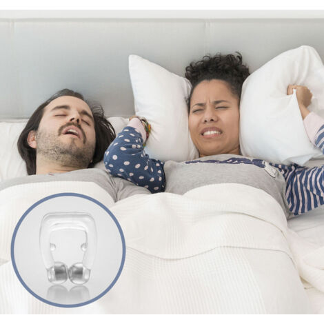 InnovaGoods Anti-Snoring Sleep Aid Nasal Device with Magnetic Silicone Clip for Improved Breathing Ergonomic Innovative Functional Design (1/5)