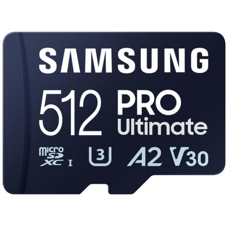 Tarjeta de Memoria Micro SD con Adaptador Samsung MB-MY512SA/WW 512 GB (1/4)