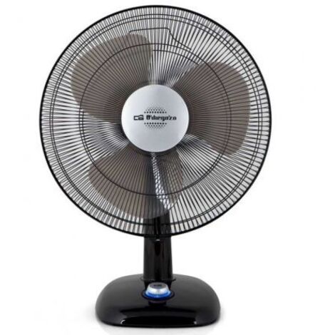 Ventilador de Sobremesa Orbegozo TF 0124/ 25W/ 3 Aspas 20cm/ 2 velocidades