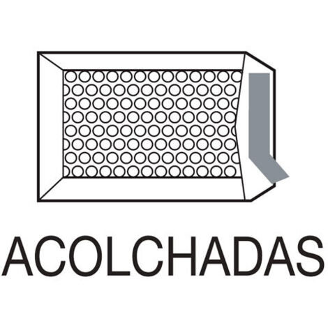 PAQUETE 10 UDS. BOLSA AIR BAG ACOLCHADA ENVIOS ESPECIALES AK-18 KRAFT AUTOADHESIVO MEDIDA INTERIOR 270X360, 53 GRS. SAM 146076
