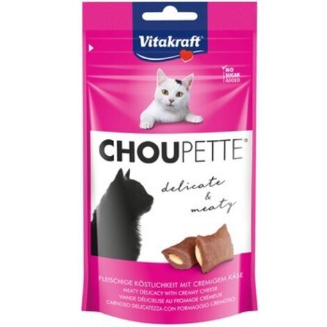 Sobres de queso Vitakraft Choupette de 40 g - premios para gatos