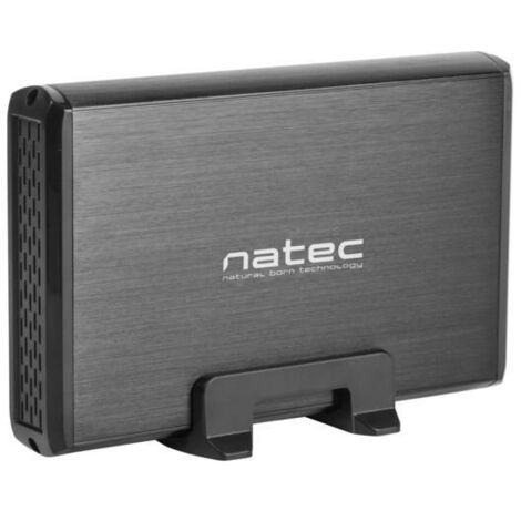 Funda Disco Duro Natec RHINO 3,5 USB 3.2 Gen 1 5 Gbps Negro (1/4)