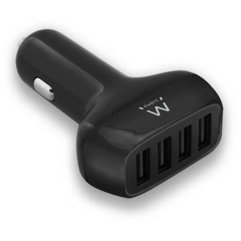 EWENT COCHE USB EWENT EW1354 4 PUERTOS USB 9.6 A (1/3)