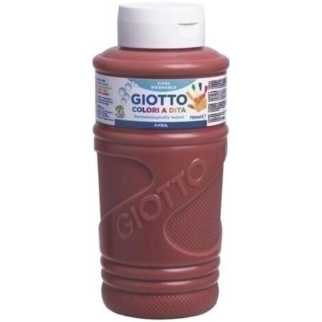 GIOTTO PINTURA DE DEDOS DE 750 ML COLOR MARRON