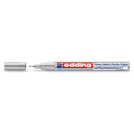 Marcador Permanente 0.8Mm 780 Plata Edding 780-54